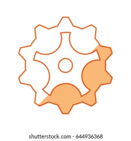 Gear machinery piece