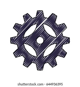 Gear machinery piece