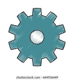 Gear machinery piece