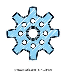 Gear machinery piece