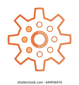 Gear machinery piece