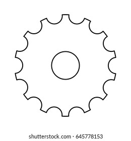 Gear machinery piece