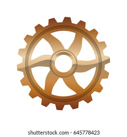 Gear machinery piece
