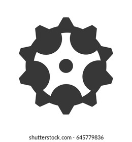 Gear machinery piece