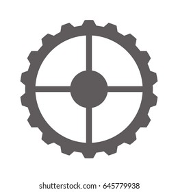 Gear machinery piece