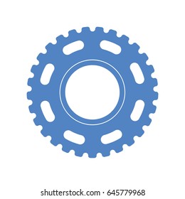 Gear machinery piece