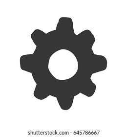 Gear machinery piece