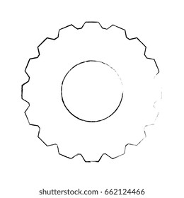Gear machinery piece