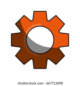 Gear machinery piece
