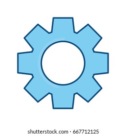 Gear machinery piece