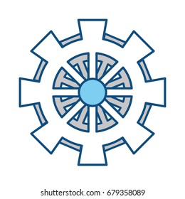 Gear machinery piece