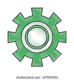 Gear machinery piece