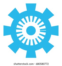 Gear machinery piece