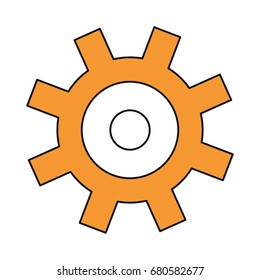 Gear machinery piece