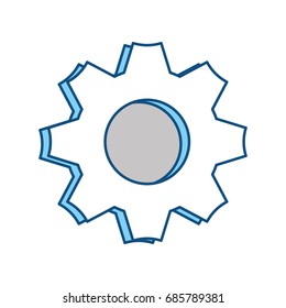 Gear machinery piece