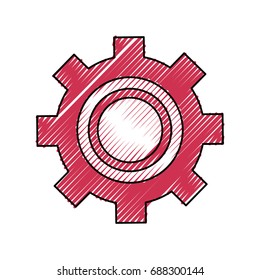 Gear machinery piece