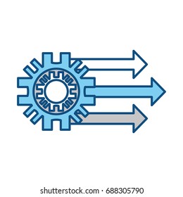 Gear machinery piece