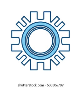 Gear machinery piece