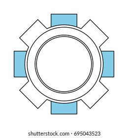 Gear machinery piece