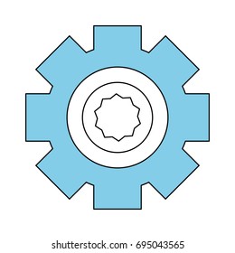 Gear machinery piece