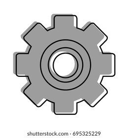 Gear machinery piece