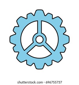 Gear machinery piece