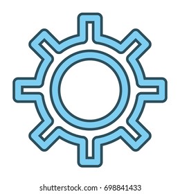 Gear machinery piece