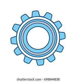 Gear machinery piece