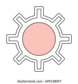 Gear machinery piece