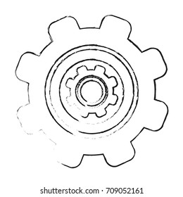 Gear machinery piece
