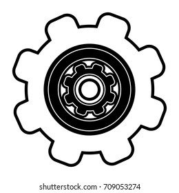 Gear machinery piece