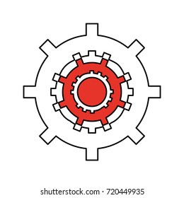 Gear machinery piece