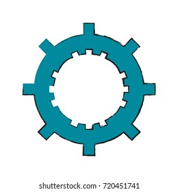 Gear machinery piece