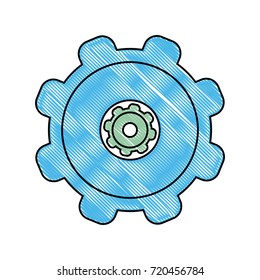 Gear machinery piece