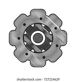 Gear machinery piece