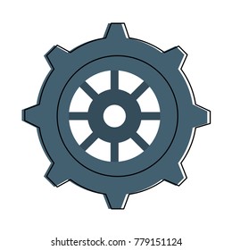 Gear machinery piece