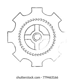Gear machinery piece
