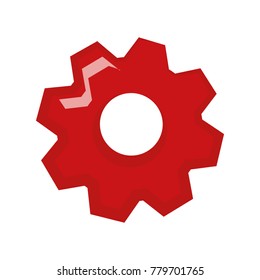 Gear machinery piece