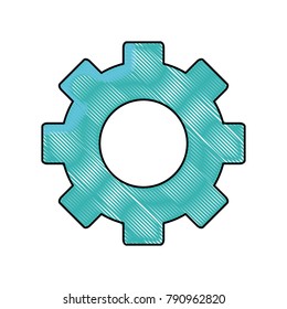 Gear machinery piece