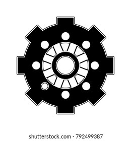 Gear machinery piece