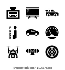 gear, manual, city and chat icons in Technology vector set. Graphics for web and design