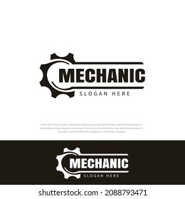 Gear mechanic black Template vector design logo icon vector, symbol, logo symbol icon template