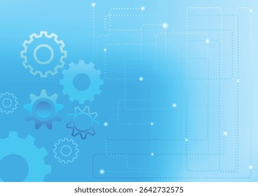 Gear mechanism, cog wheel abstract background. Concept of technology, industry, communication, equipment, teamwork, innovation, futuristic, machanism progress, factory development machinery, automate.