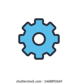 Gear mechanism tool vector icon