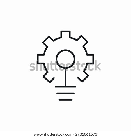 gear modify icon sign vector