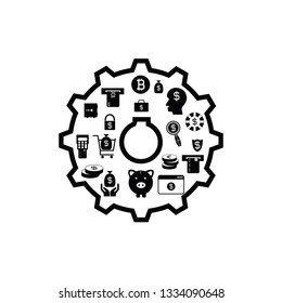 gear money concept
