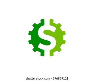 Gear Money Logo Design Element