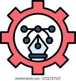 Engranaje Nuevo Vector de diseño de iconos creativos