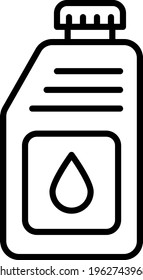 Gear Oil Bottle Concept Vector Icon Design, Motor Vehicle Service and automobile repair shop Symbol, Lorry spare parts Sign, auto mechanic stock illustration, Lubricants Bottle Design