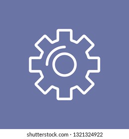 Gear outline icon